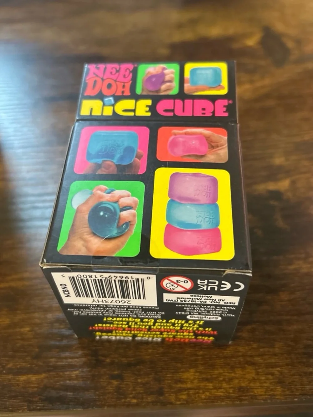NeeDoh Nice Cube - Blue Squish Toy